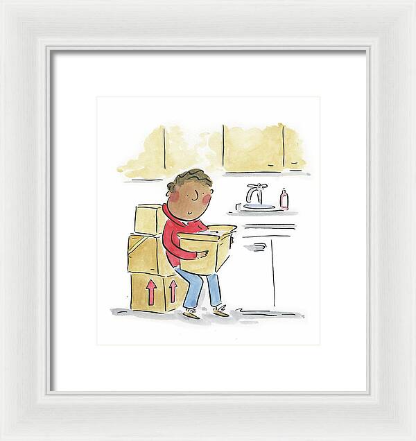 Moving House - Framed Print