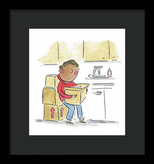 Moving House - Framed Print