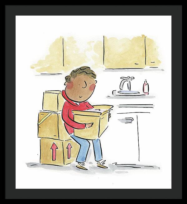 Moving House - Framed Print