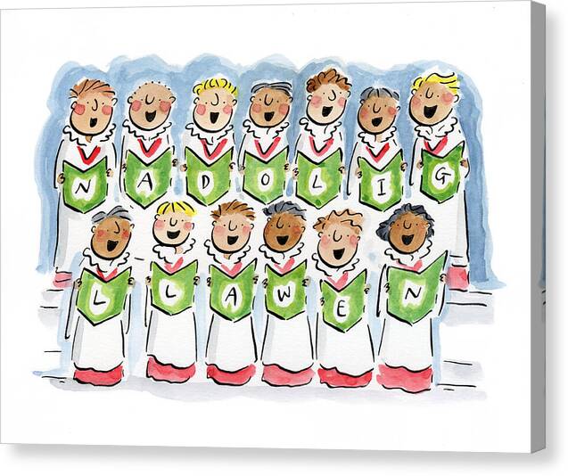 Nadolig Llawen - Canvas Print