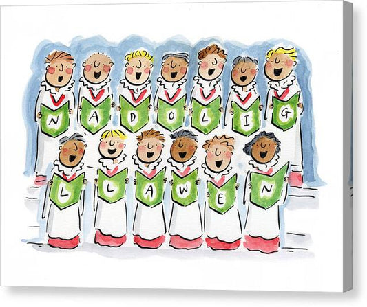 Nadolig Llawen - Canvas Print