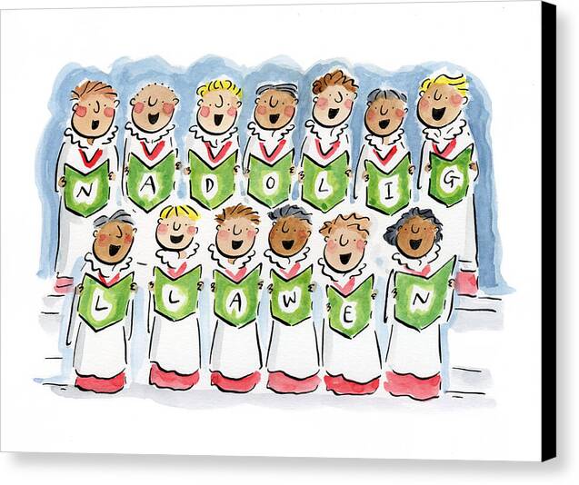 Nadolig Llawen - Canvas Print