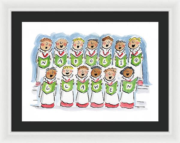 Nadolig Llawen - Framed Print