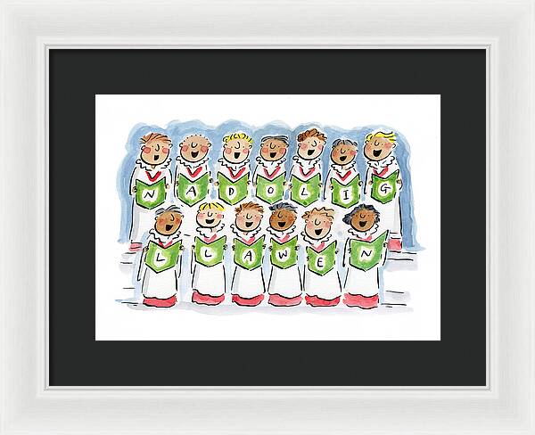 Nadolig Llawen - Framed Print