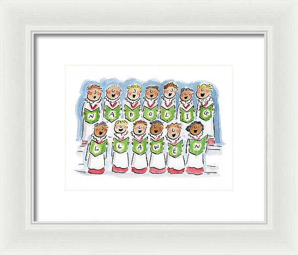 Nadolig Llawen - Framed Print