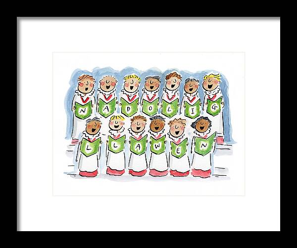 Nadolig Llawen - Framed Print