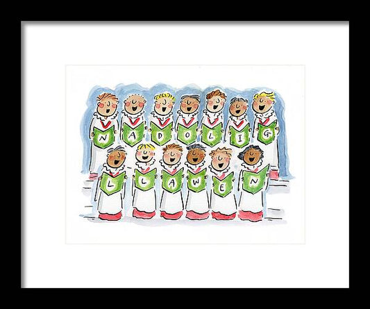 Nadolig Llawen - Framed Print