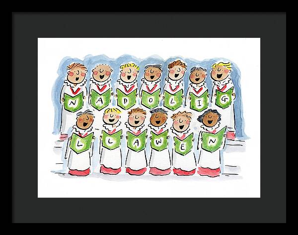 Nadolig Llawen - Framed Print