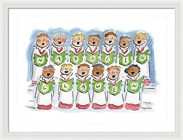 Nadolig Llawen - Framed Print