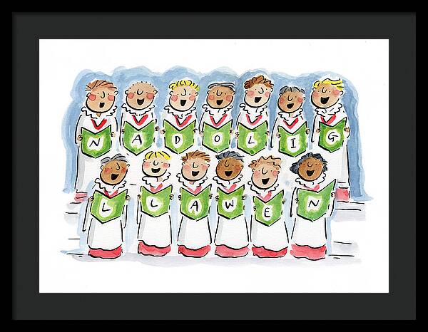 Nadolig Llawen - Framed Print