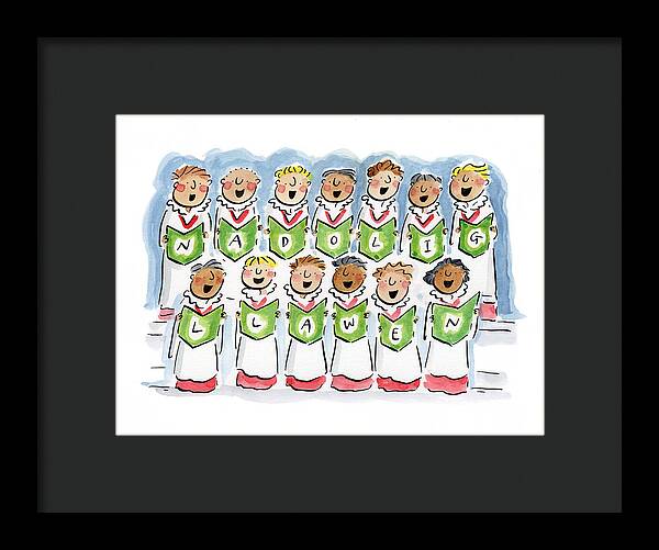 Nadolig Llawen - Framed Print