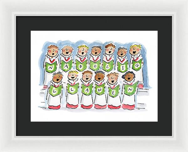 Nadolig Llawen - Framed Print