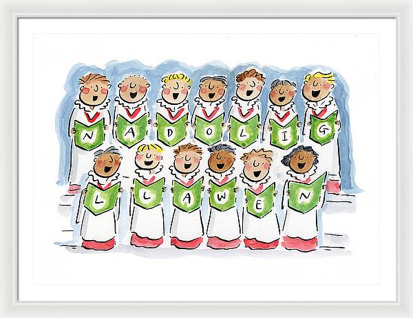 Nadolig Llawen - Framed Print