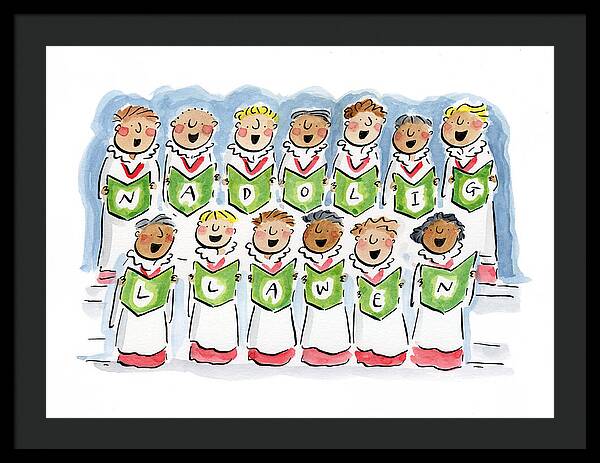 Nadolig Llawen - Framed Print