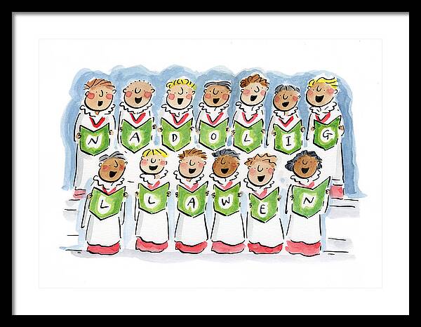 Nadolig Llawen - Framed Print