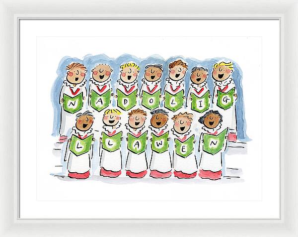 Nadolig Llawen - Framed Print