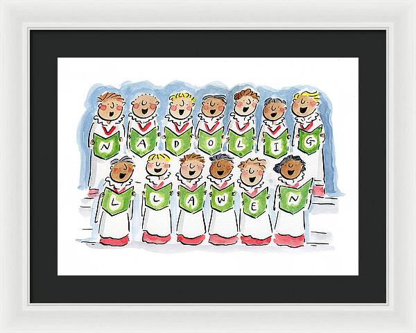 Nadolig Llawen - Framed Print