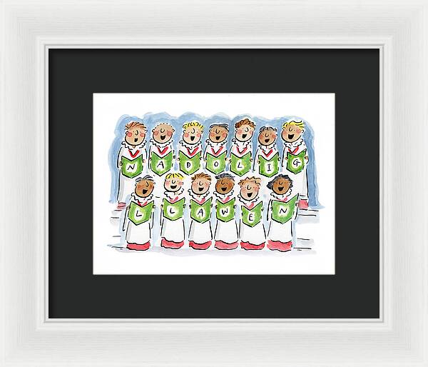 Nadolig Llawen - Framed Print