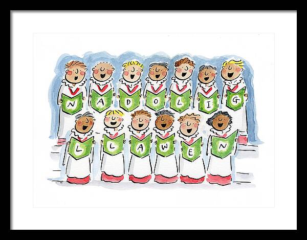 Nadolig Llawen - Framed Print