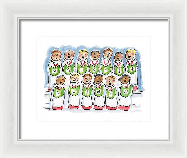Nadolig Llawen - Framed Print