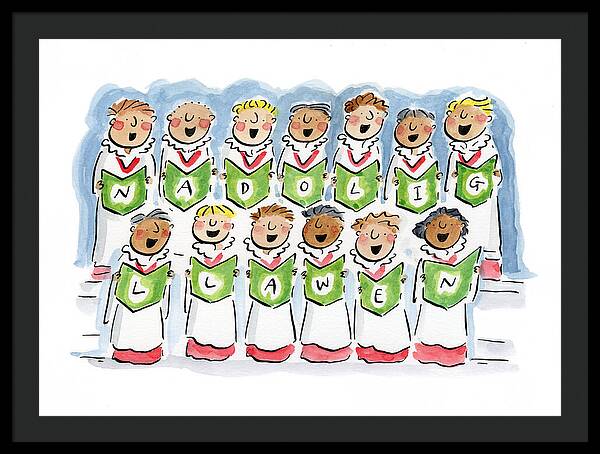 Nadolig Llawen - Framed Print