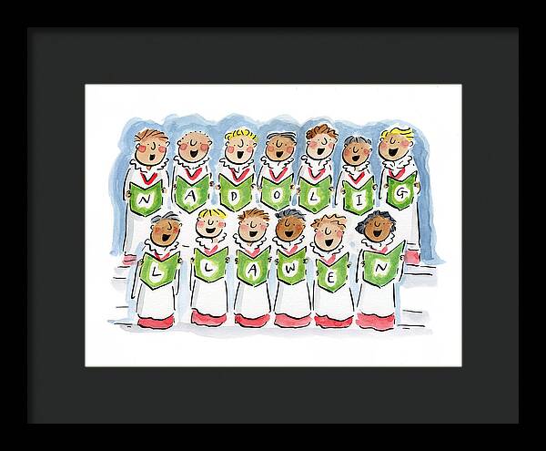 Nadolig Llawen - Framed Print