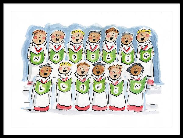 Nadolig Llawen - Framed Print