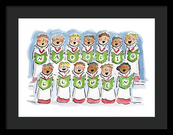 Nadolig Llawen - Framed Print