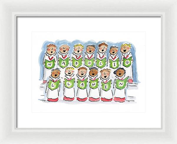 Nadolig Llawen - Framed Print