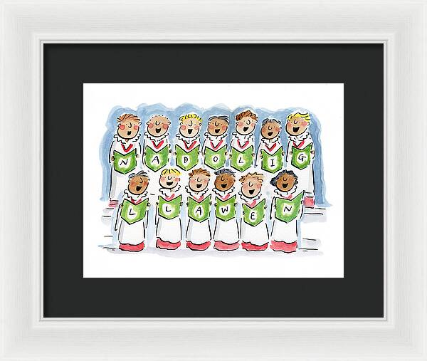 Nadolig Llawen - Framed Print