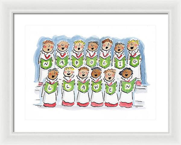 Nadolig Llawen - Framed Print