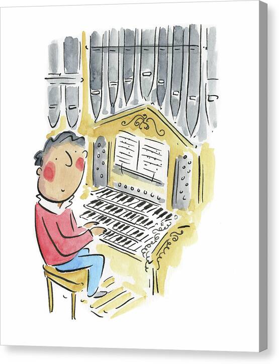 Organ - Canvas Print