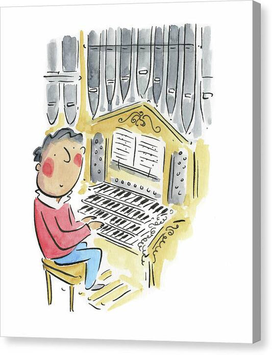 Organ - Canvas Print