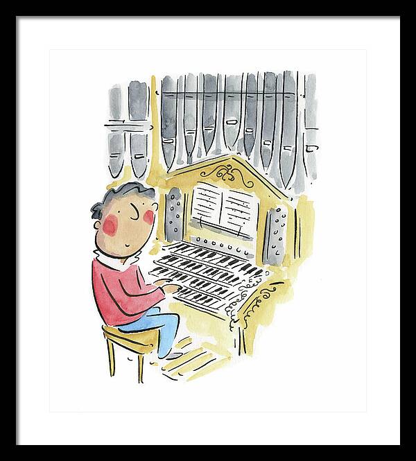 Organ - Framed Print