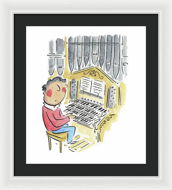 Organ - Framed Print