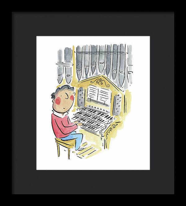 Organ - Framed Print