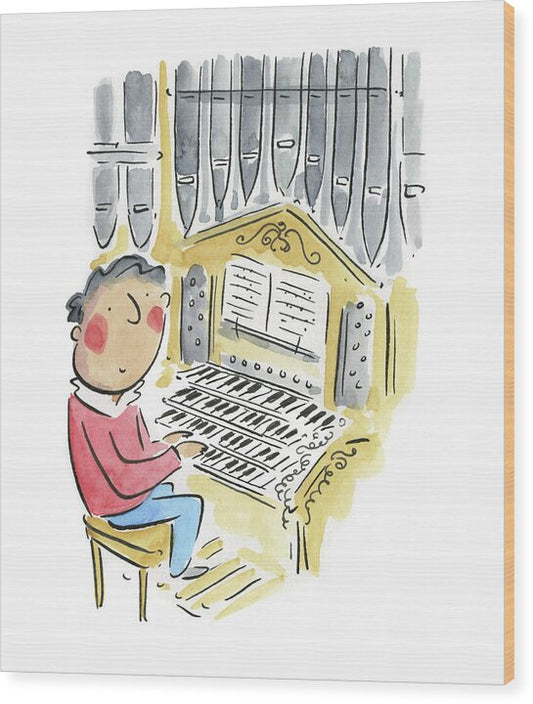 Organ - Wood Print