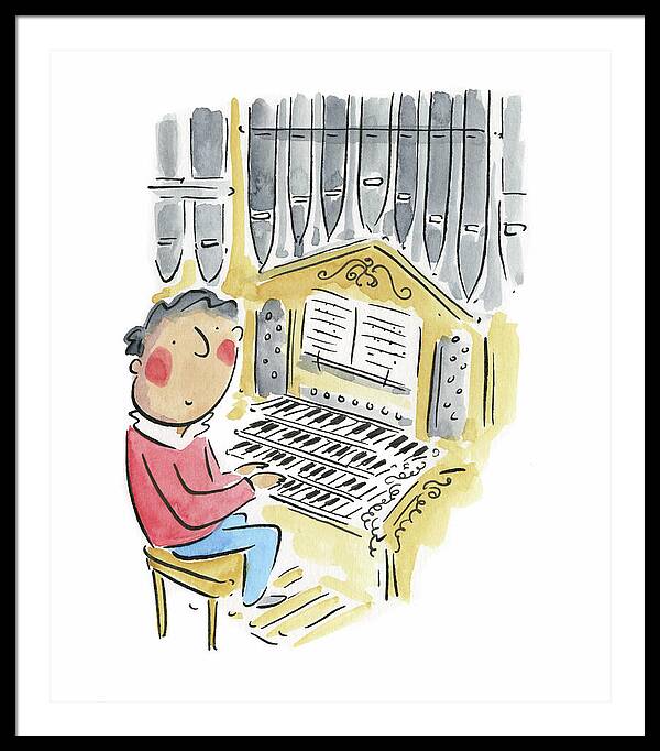 Organ - Framed Print