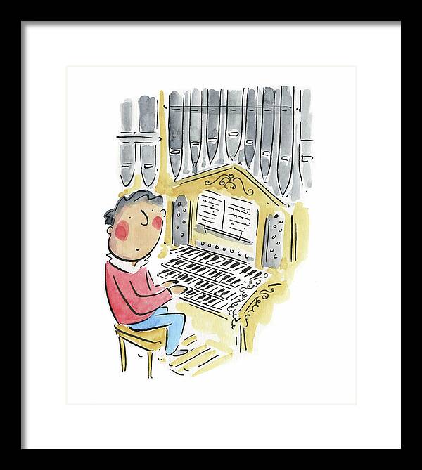 Organ - Framed Print