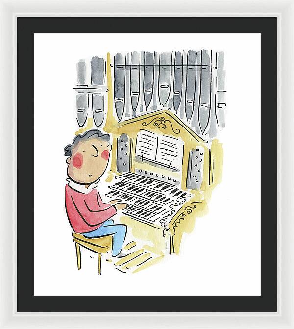 Organ - Framed Print