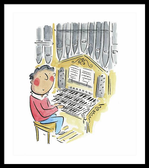Organ - Framed Print