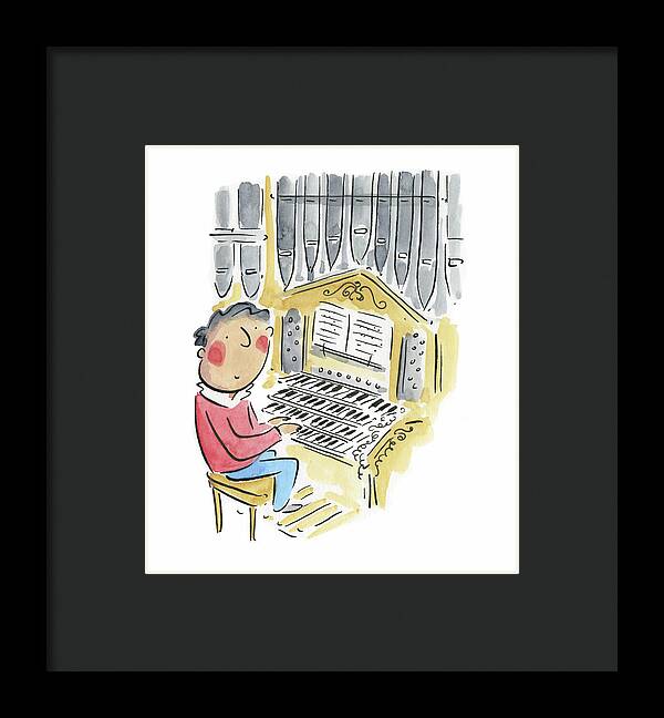 Organ - Framed Print