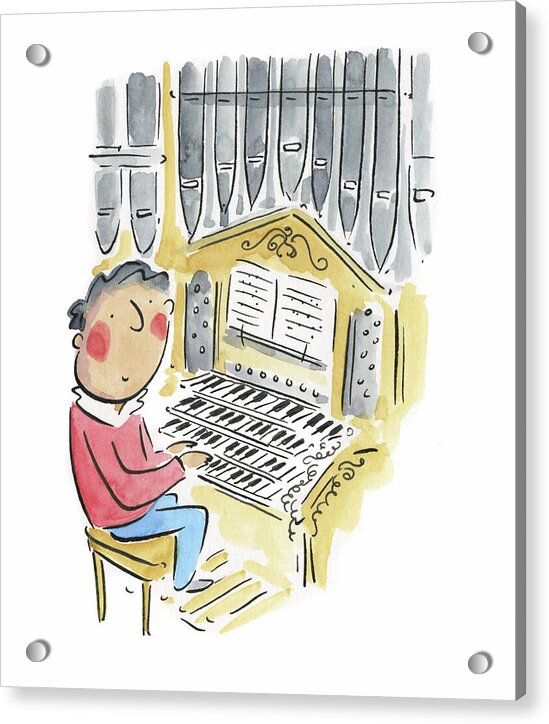 Organ - Acrylic Print