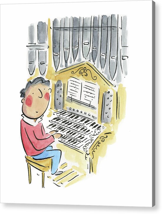 Organ - Acrylic Print
