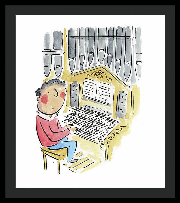 Organ - Framed Print