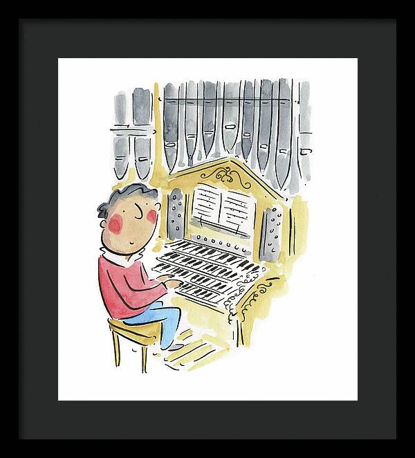 Organ - Framed Print