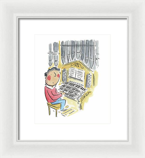Organ - Framed Print