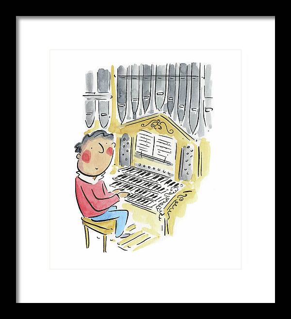 Organ - Framed Print