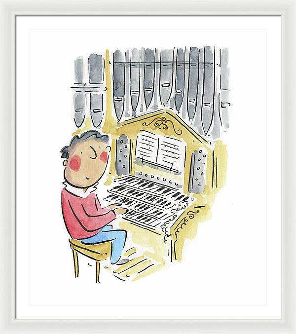 Organ - Framed Print