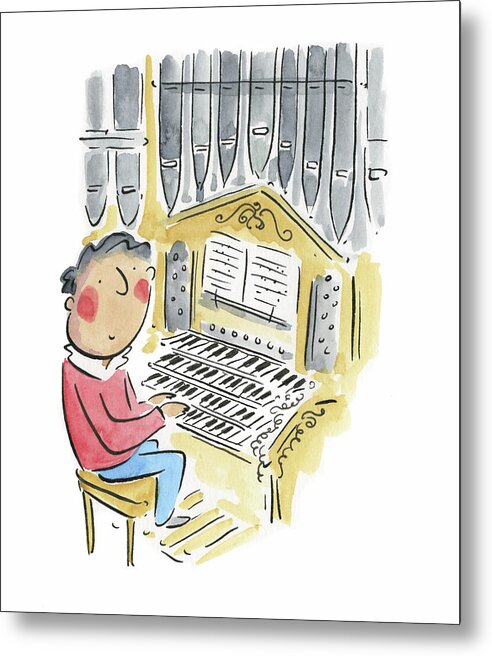 Organ - Metal Print